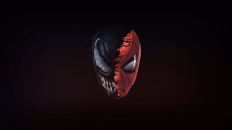 HD-wallpaper-spiderman-x-venom-spiderman-venom-superheroes-minimalism-minimalist