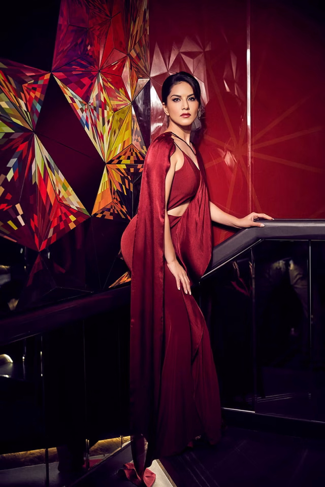 HD-wallpaper-sunny-leone-s-dress-magenta-beautiful-love-indian