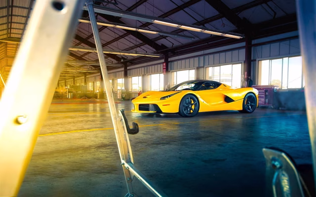 HD-wallpaper-supercars-deferrari-ferrari-ferrari-laferrari-garage-2015-yellow-ferrari