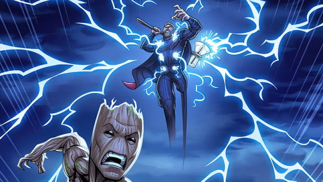 HD-wallpaper-thor-and-baby-groot-thor-baby-groot-superheroes-artwork-artist-behance