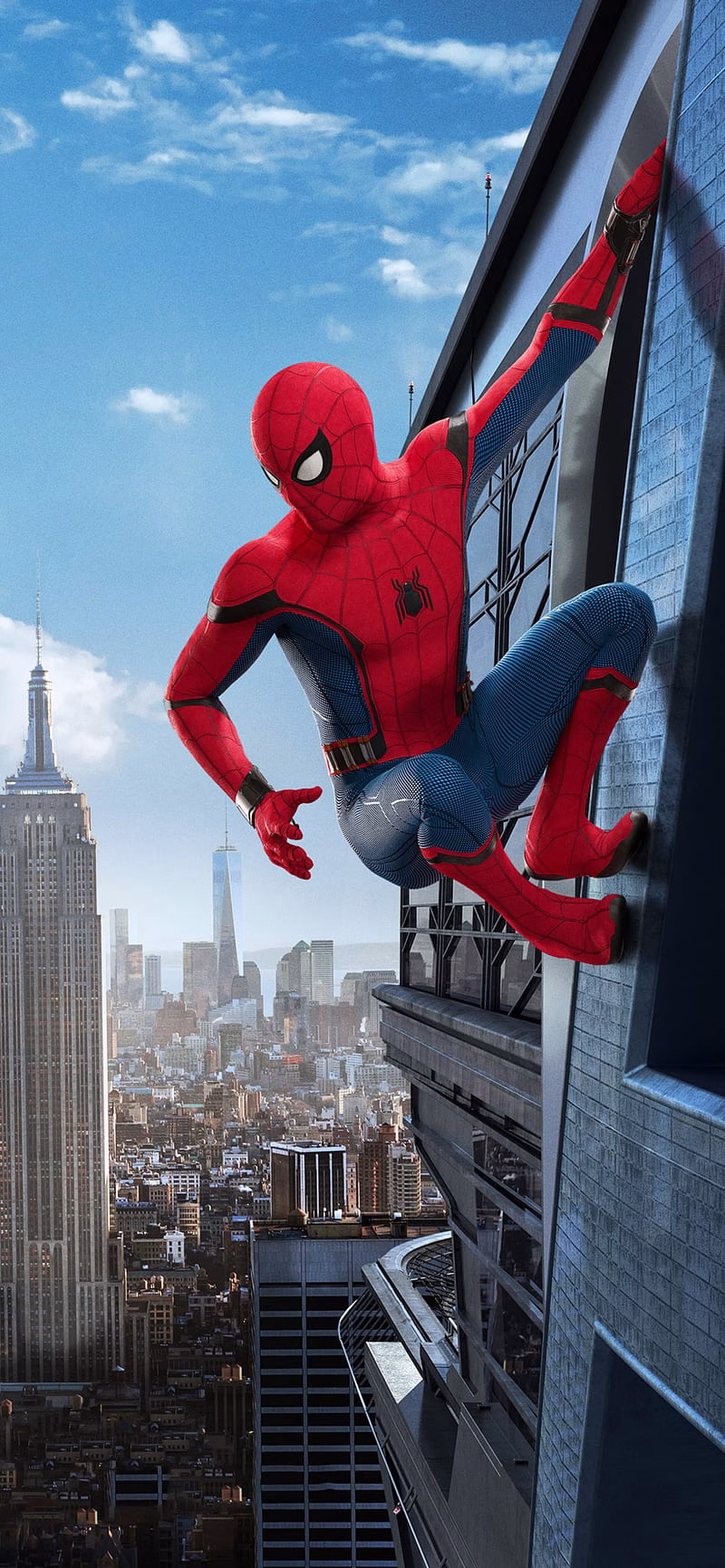 HD-wallpaper-watching-the-city-spider-man-tom-holland-spiderman-spiderman-homecoming
