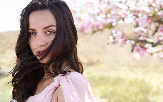 HD-wallpaper-ana-de-armas-portrait-shoot-pink-dress-spanish-actress-popular-actresses-beautiful-women