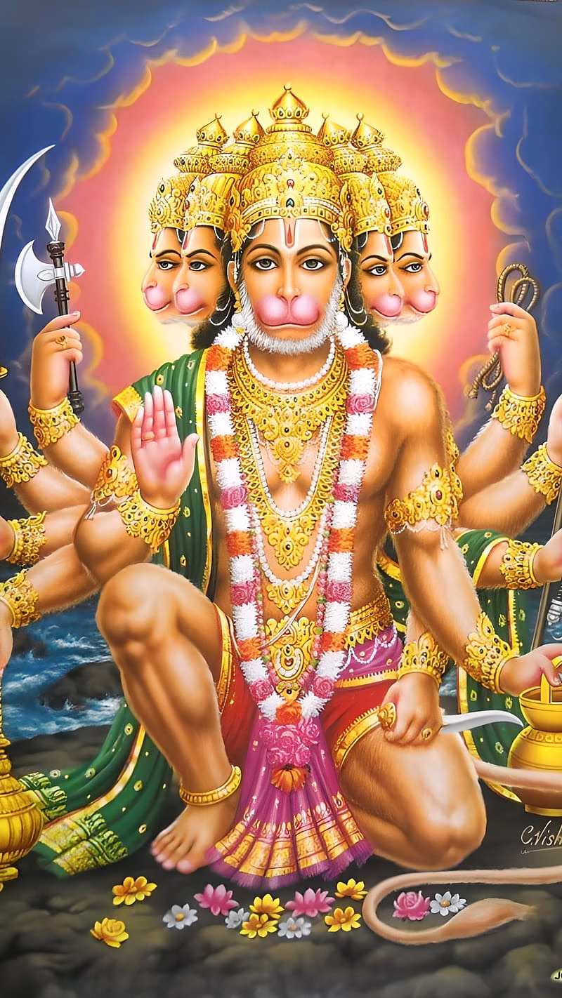 HD-wallpaper-bajrangbali-ka-panchmukhi-hanuman-ji-lord-god