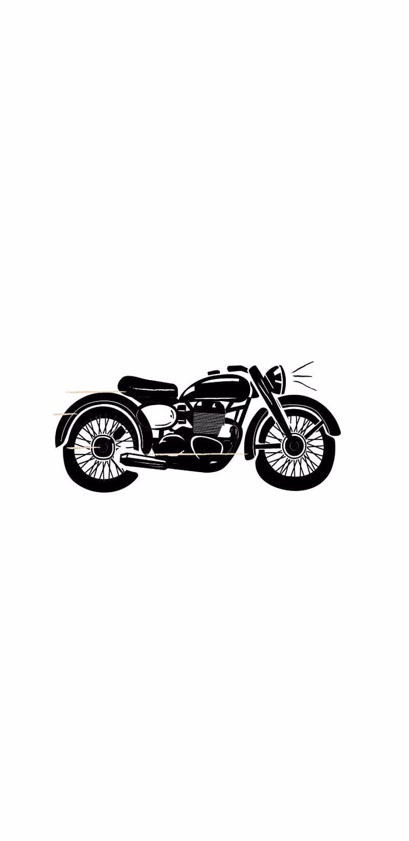 HD-wallpaper-bike-white-pure-bullet-royal-enfield-black-and-white-amoled-art-vehicles-motors