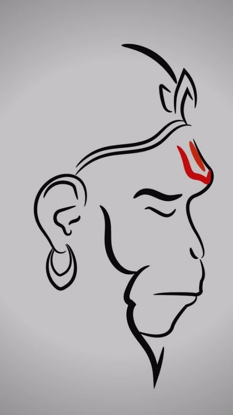 HD-wallpaper-hanuman-ji-sketch-face-lord-god