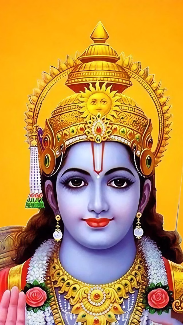 HD-wallpaper-hindu-god-lord-ram-yellow-background-hindu-god-bhakti-devotional