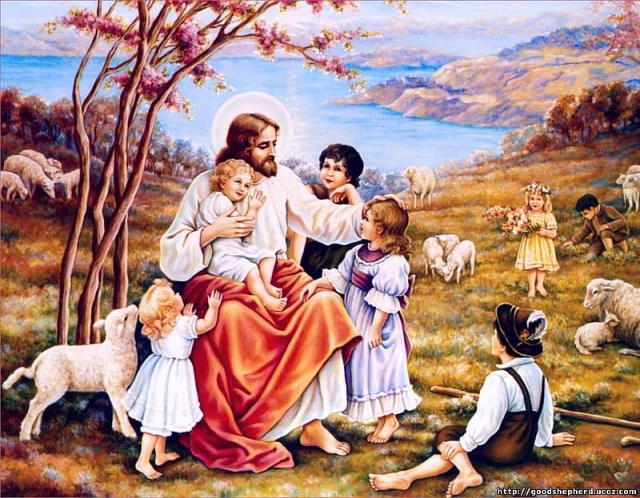 HD-wallpaper-jesus-and-the-children-christ-sheep-jesus-child-religion