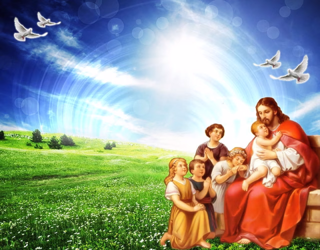 HD-wallpaper-jesus-with-children-christ-jesus-love-children-religion