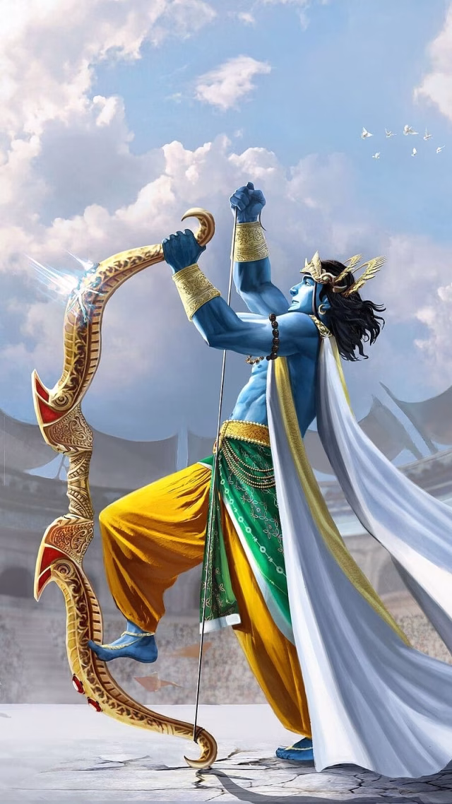 HD-wallpaper-lord-ram-standing-with-bow-animation-god-spiritual