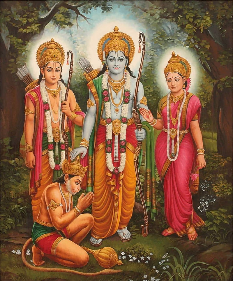 HD-wallpaper-ram-god-hanuman-laxman-lord-ramayan-shri-ram-sita
