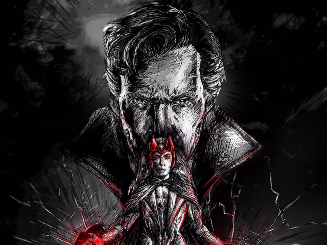 HD-wallpaper-scarlet-witch-and-doctor-strange-the-multiverse-of-madness-art