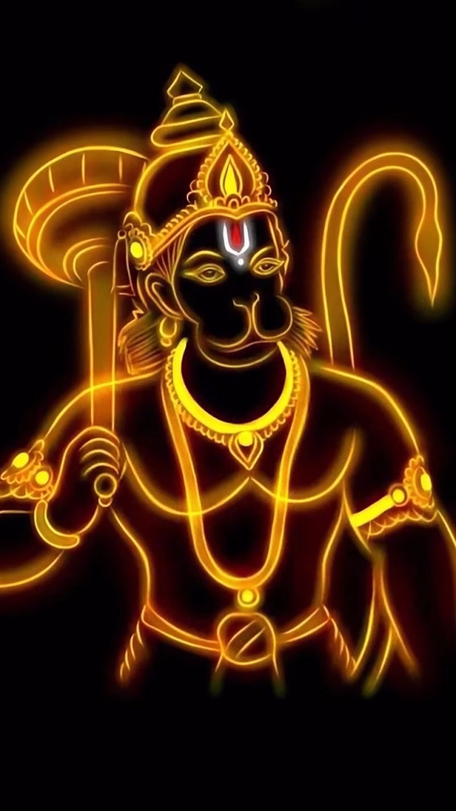HD-wallpaper-sri-anjaneya-black-background-lord-hanuman-god