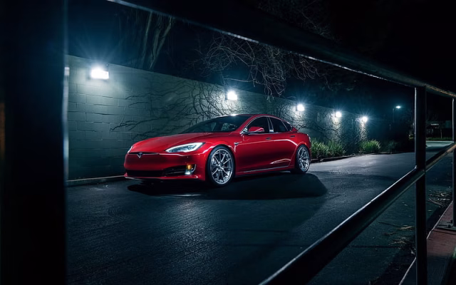 HD-wallpaper-tesla-model-s-red-sedan-electric-car-tuning-tesla-avant-garde-wheels-p100d-tesla