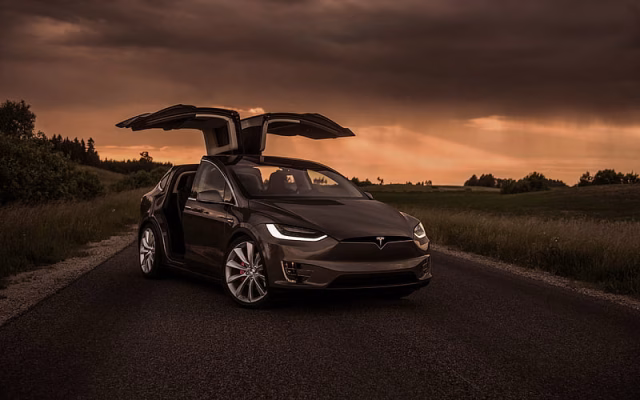 HD-wallpaper-tesla-model-x-2019-exterior-front-view-new-gray-model-x-electric-crossover-door-wings-american-electric-cars-tesla