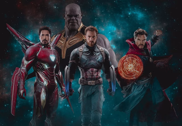 HD-wallpaper-the-big-3-vs-thanos-art-iron-man-thanos-doctor-strange-captain-america-deviantart-artwork-digital-art-superheroes